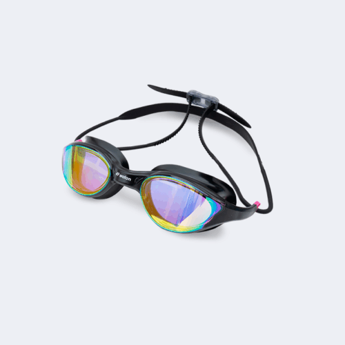 LENTES NATACION CAPTAIN MIRROR UNISEX ADULTO NEGRO