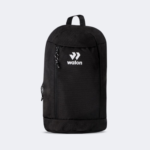 MOCHILA PROMOCIONAL MPWACH001 WALON POLIESTER / NEGRO/BLANCO 