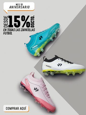 Zapatillas de fútbol Walon con descuento especial por aniversario