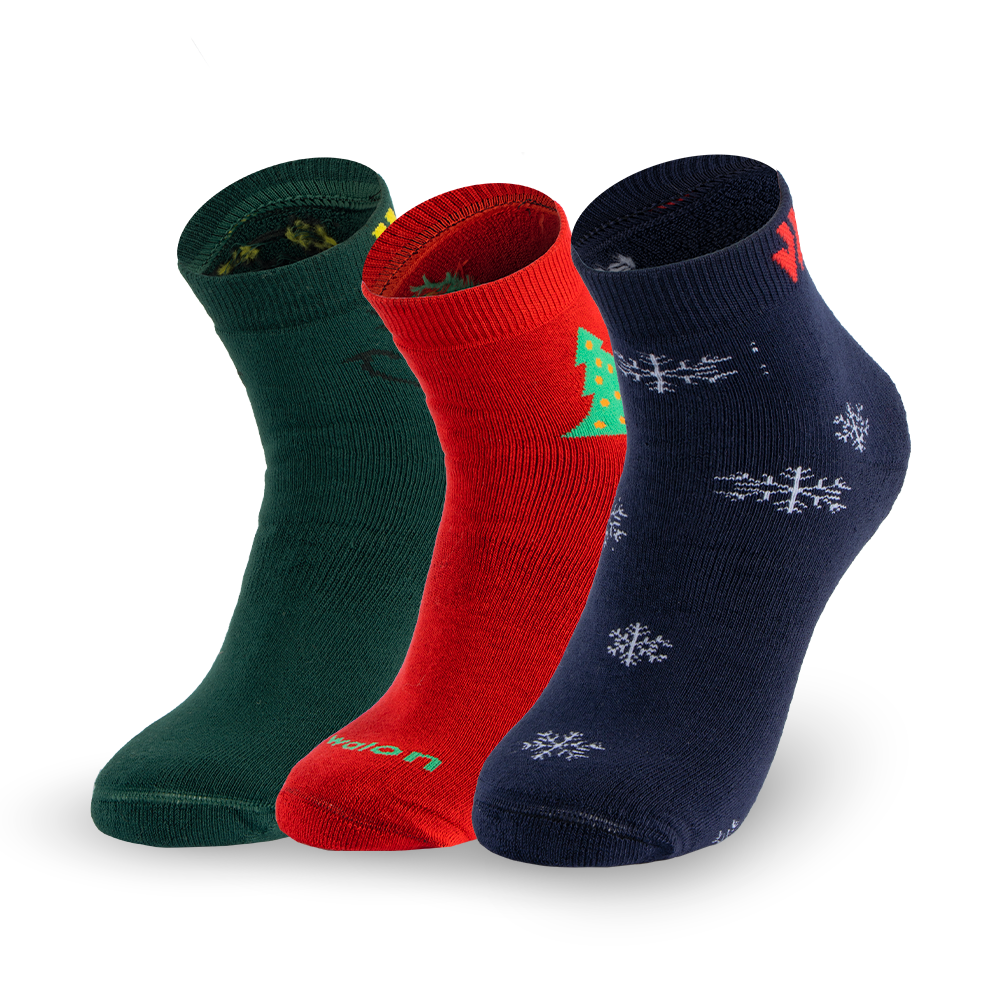 Pack Medias Tobilleras Navideñas Adulto