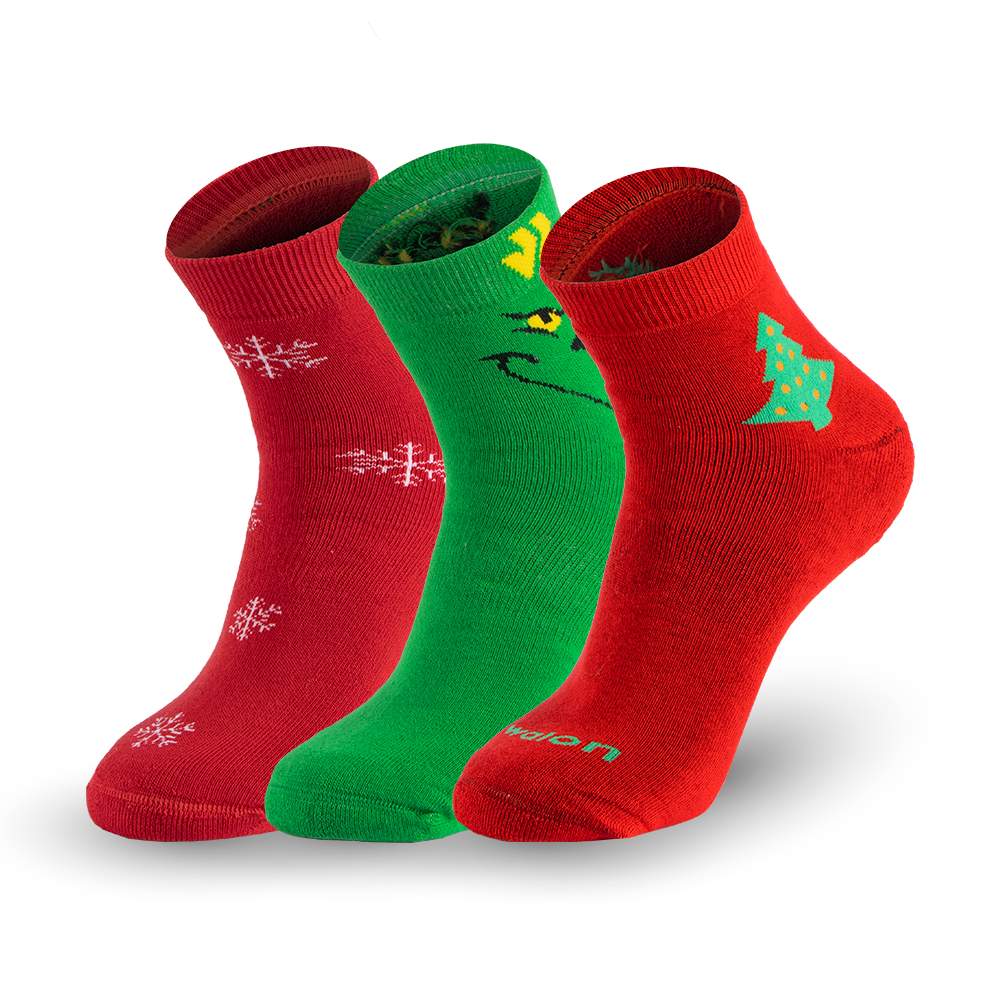 Pack Medias Tobilleras Navideñas Adulto