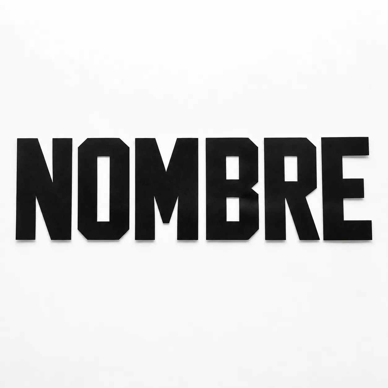 Nombre Sublimado